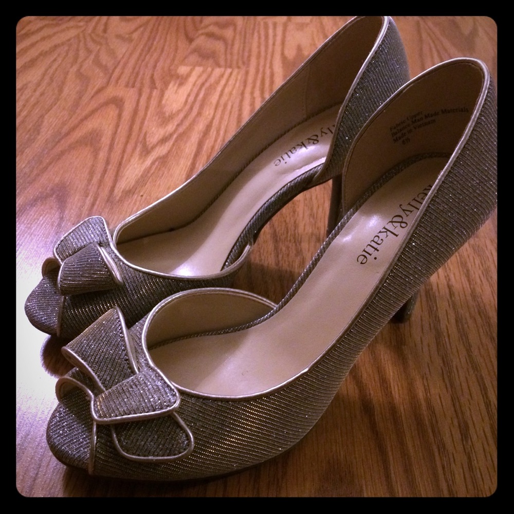 Kelly & Katie glitter heels